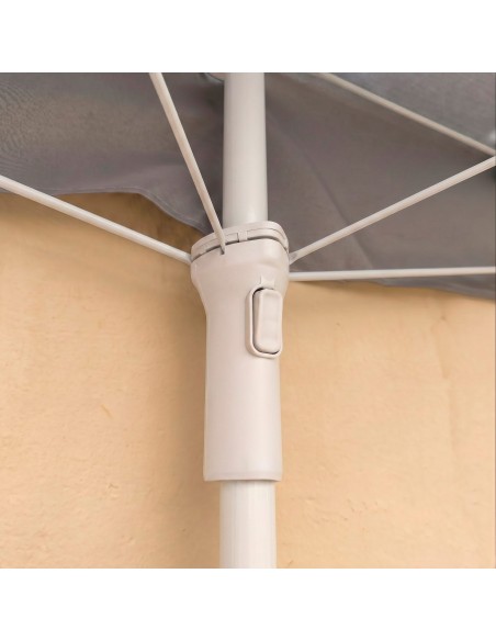 Sombrilla de pared gris terraza o jardín 160x100 cm Aktive | Distria