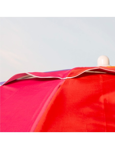 Sombrilla de playa multicolor D200 cm UV50 Aktive | Distria
