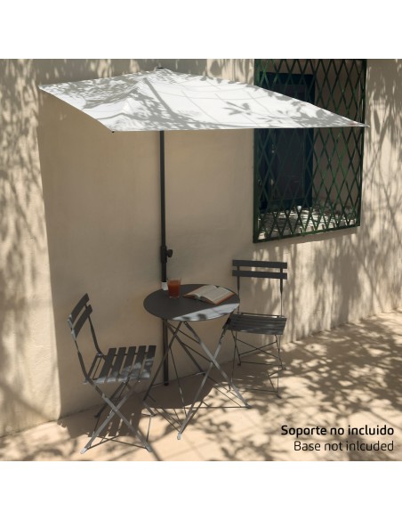 Sombrilla de pared para terraza o jardín 160x100 cm Aktive | Distria