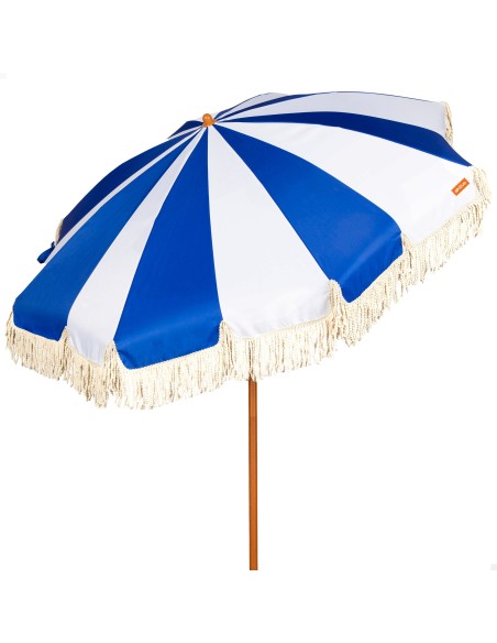 Aktive Sombrilla de playa 200 cm marinero y flecos | Distria