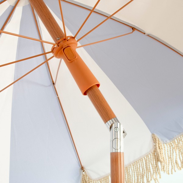 Aktive Sombrilla de playa 200 cm marinero y flecos | Distria