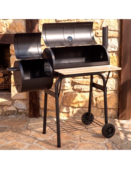 Barbacoa portátil carbón y ahumador | Barbacoas y accesorios