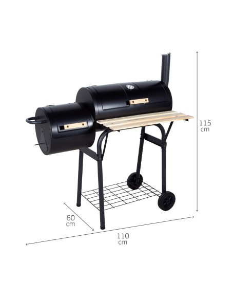 Barbacoa portátil carbón y ahumador | Barbacoas y accesorios