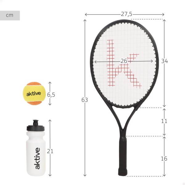 Kit raqueta de tenis iniciación (230 gr) | Distria