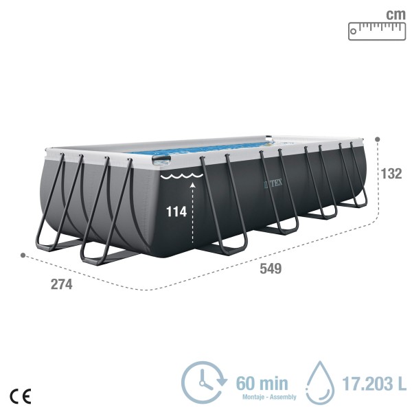 Comprar piscina elevada · Piscinas desmontables INTEX