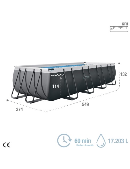 Comprar piscina elevada · Piscinas desmontables INTEX