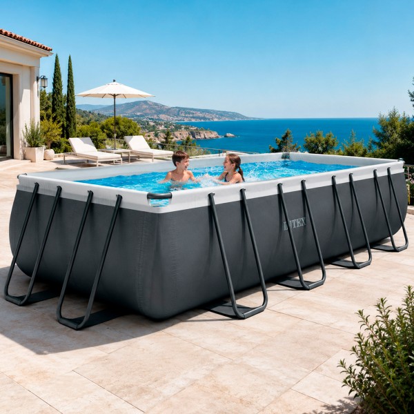 Comprar piscina elevada · Piscinas desmontables INTEX