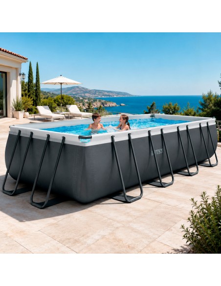 Comprar piscina elevada · Piscinas desmontables INTEX