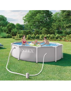 Piscina desmontable INTEX Prism Frame Ø305x76 cm depuradora | Distria 2