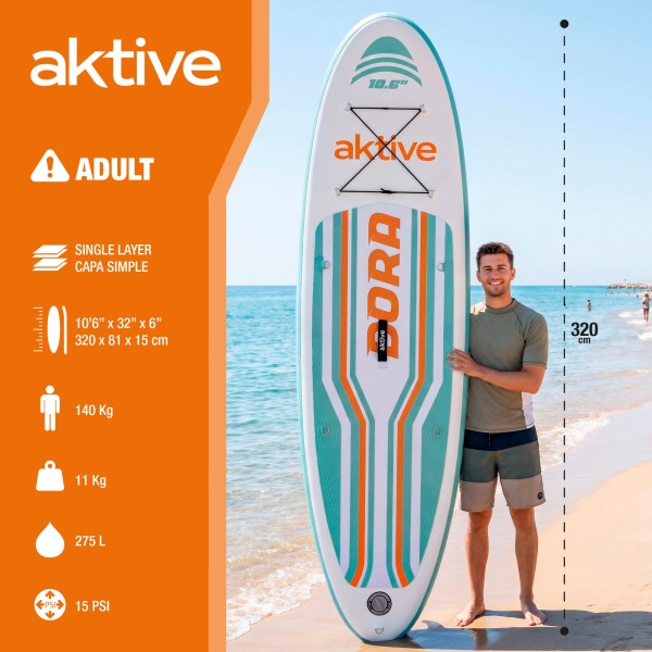 Tabla paddle surf hinchable 10.6'' | Distria