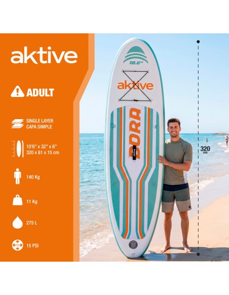 Tabla paddle surf hinchable 10.6'' | Distria