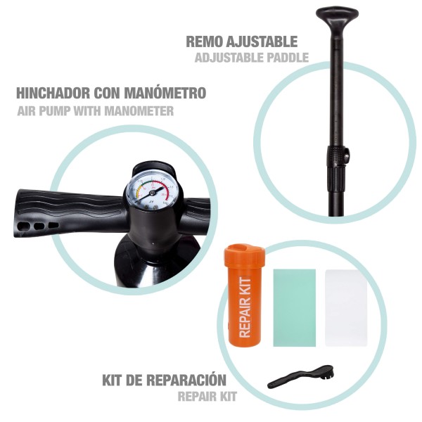 Tabla paddle surf hinchable 10.6'' | Distria