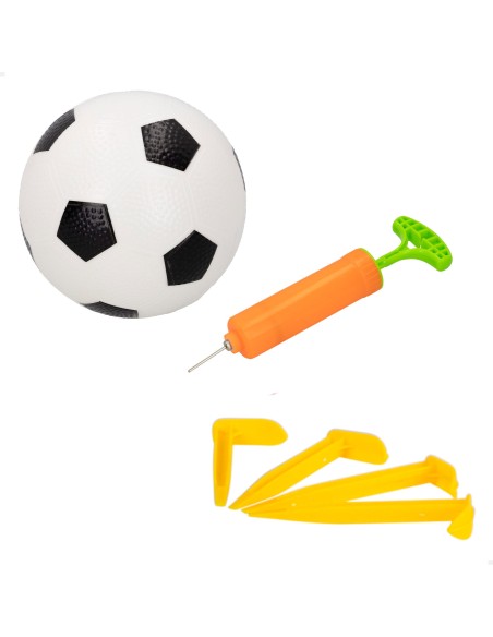 Portería plegable de juguete con balón | Distria