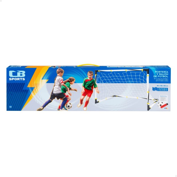 Portería plegable de juguete con balón | Distria