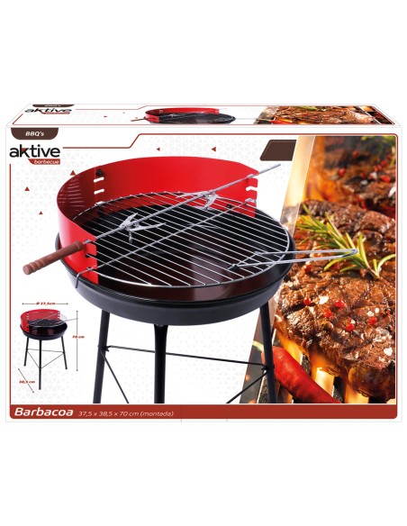 Barbacoa redonda de carbón | Comprar a buen precio | Distria