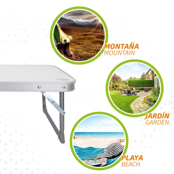 Mesa Plegable Baja para Camping y Playa | Distria