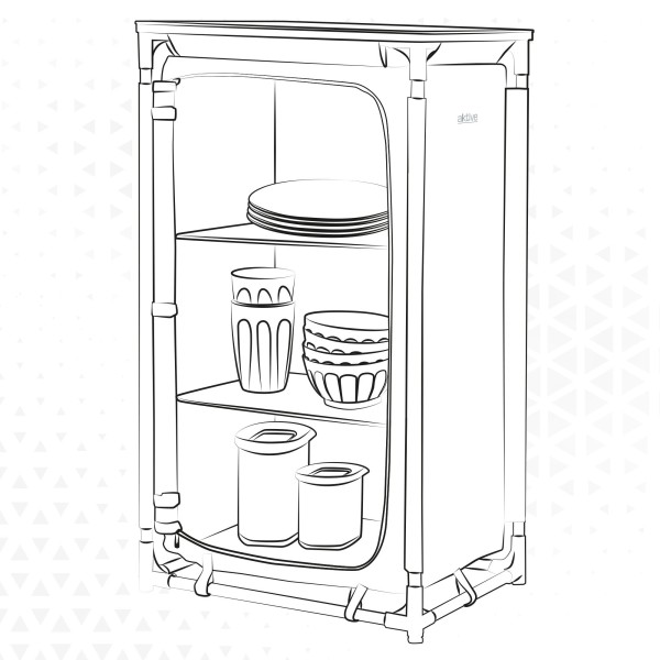 Mueble cocina plegable-Camping | Distria