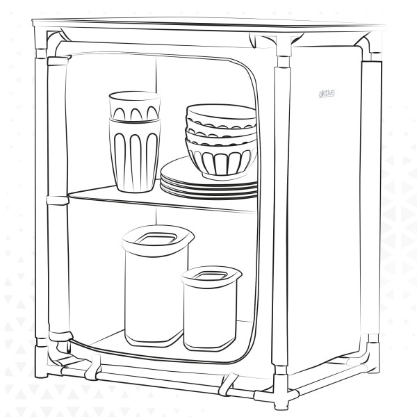 Mueble de cocina plegable-Camping | Distria