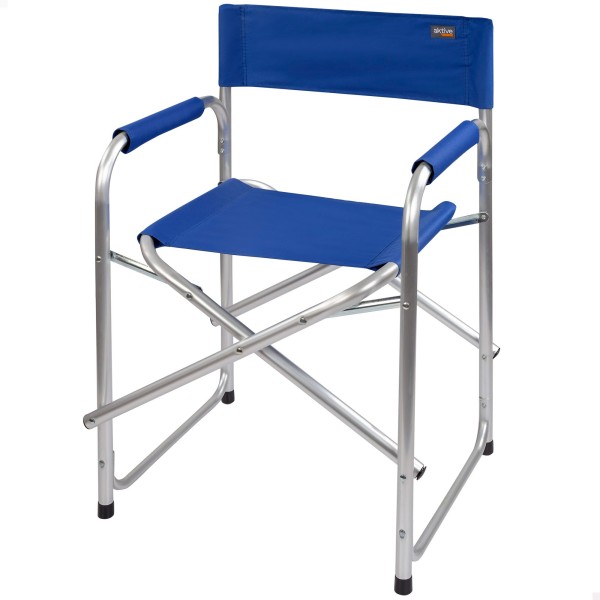 Silla director plegable camping azul Aktive | Distria