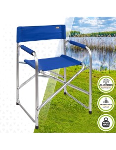 Silla director plegable camping azul Aktive | Distria 2