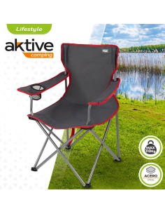 Silla plegable de acero para camping | Distria 2