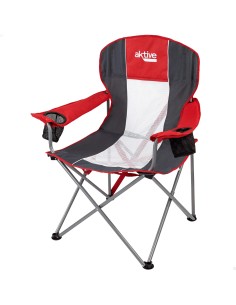 Silla plegable camping XL con posavasos Aktive | Distria