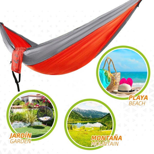 Hamaca colgante camping - Accesorios camping | Distria