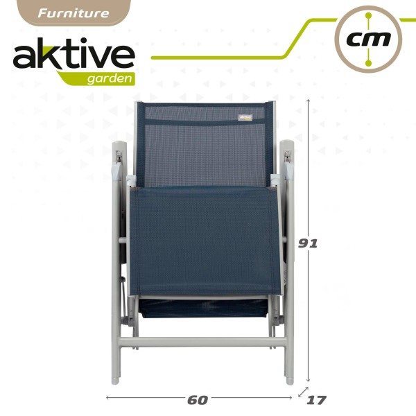 Silla tumbona plegable 8 posiciones Aktive | Distria