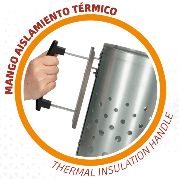 Chimenea de carbón para barbacoas | Distria