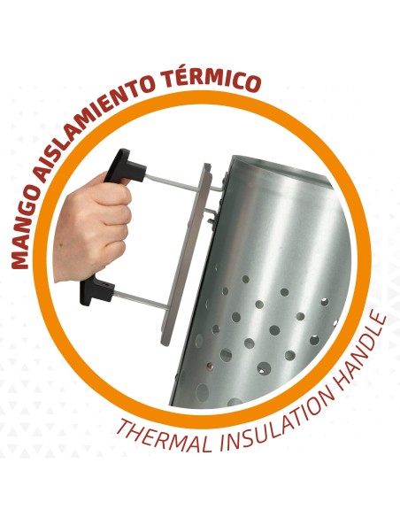 Chimenea de carbón para barbacoas | Distria