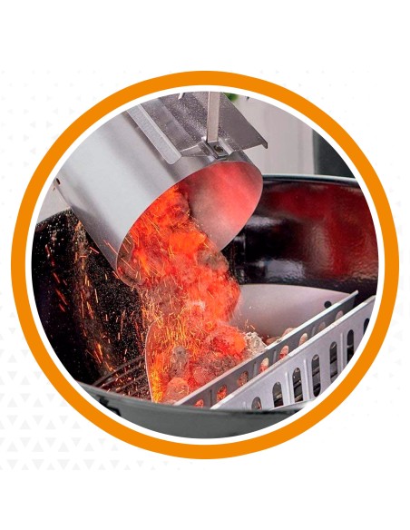 Chimenea de carbón para barbacoas | Distria