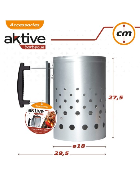 Chimenea de carbón para barbacoas | Distria