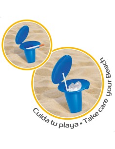 Cenicero de playa Ecológico- accesorios playa | Distria 2