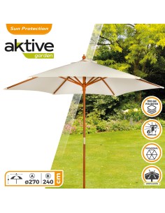Parasol hexagonal para jardín o terraza - Distria 2