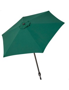Parasol exterior color verde de 2,4 metros- Distria
