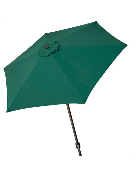Parasol exterior color verde de 2,4 metros- Distria