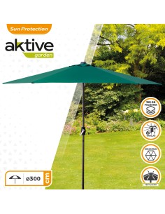 Parasol para jardín con manivela Aktive | Distria 2