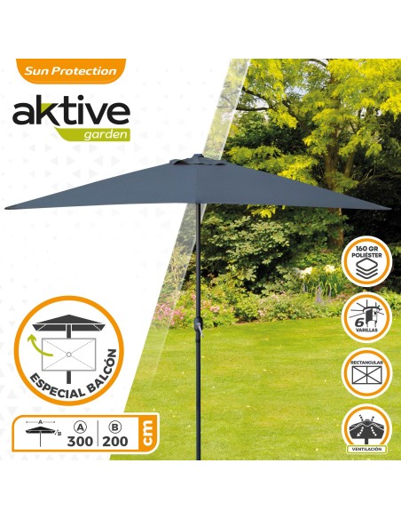 Parasol rectangular para terraza o balcón | Distria