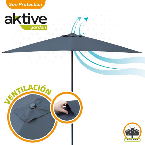 Parasol rectangular para terraza o balcón | Distria