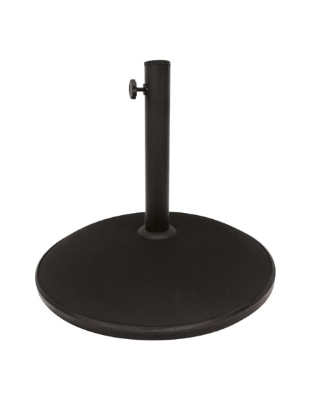 Base circular de parasol de cemento y acero 25 kg | Aktive