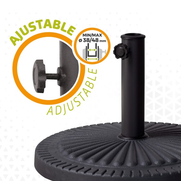 Base sombrilla poliresina Aktive Garden | Comprar online en Distria