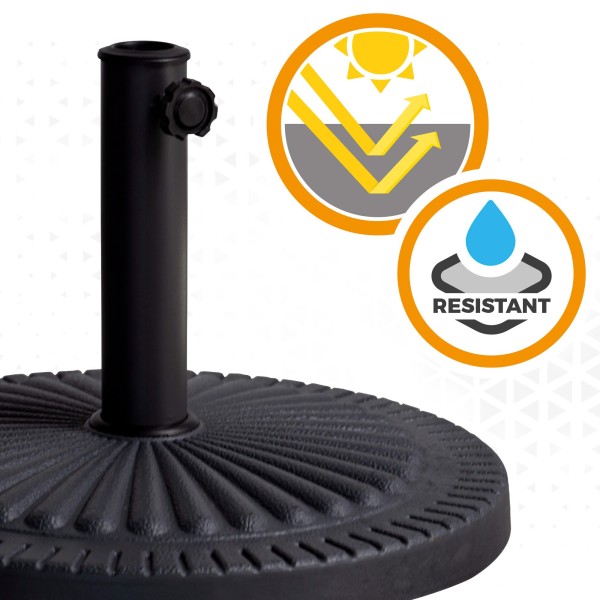 Base sombrilla poliresina Aktive Garden | Comprar online en Distria
