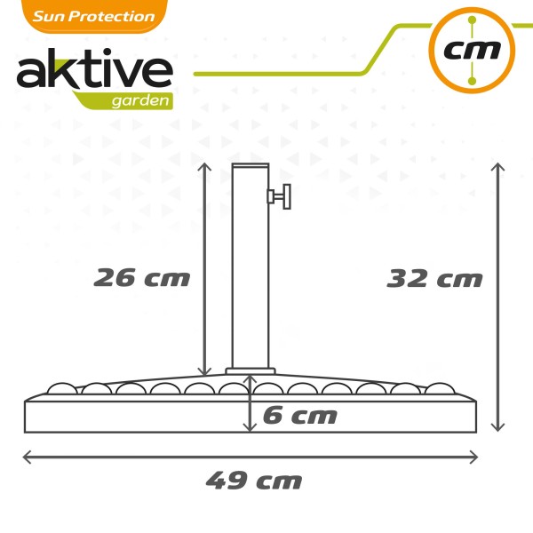 Base sombrilla poliresina Aktive Garden | Comprar online en Distria