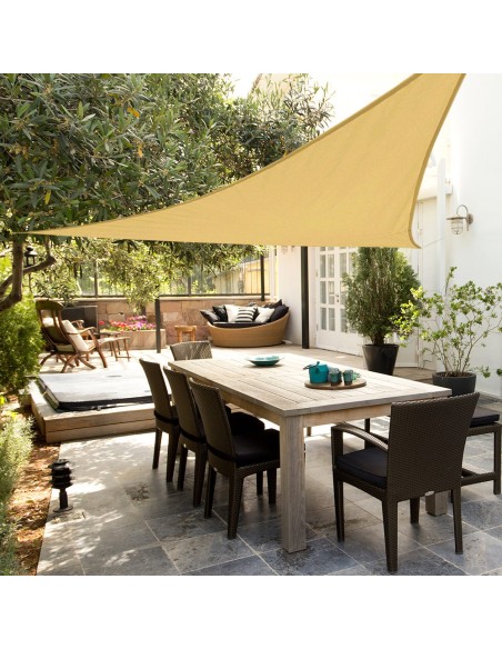 Toldo vela triangular 5x5x5 m | Distria | Tienda online de jardín
