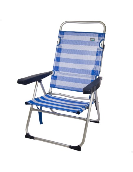 Silla plegable alta multiposición | Distria