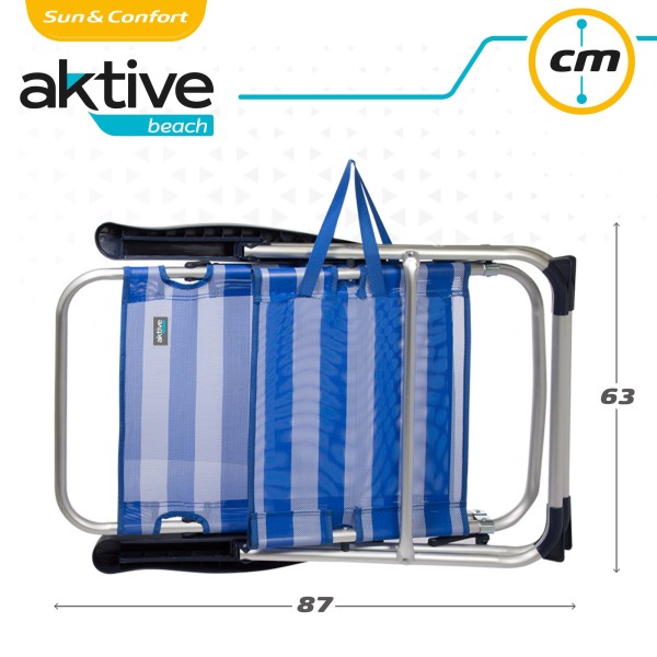 Silla plegable alta multiposición | Distria