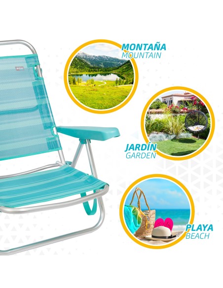 Silla plegable multiposición | Distria