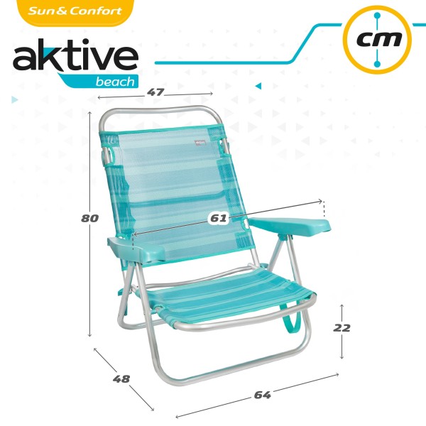 Silla plegable multiposición | Distria