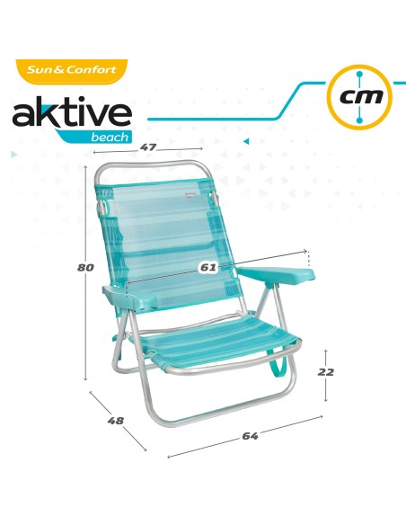 Silla plegable multiposición | Distria