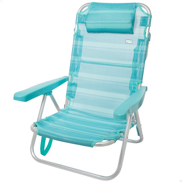 Silla plegable multiposición con cojín | Distria